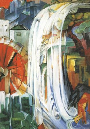 Franz Marc The Bewitched Mill (mk34) china oil painting image